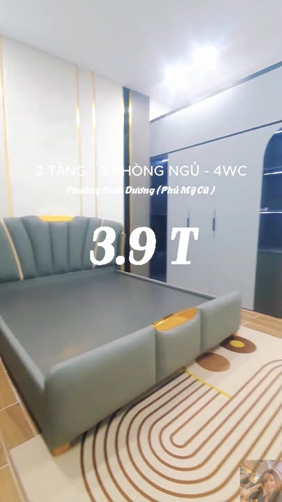 Nhà 3 tầng hẻm xe tải Huỳnh Văn Lũy, Thủ Dầu Một, 61m² chỉ 3.9 tỷ - Đầy đủ nội thất!