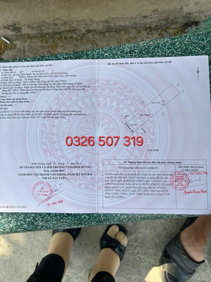 Đất nền Hội Nghĩa Tân Uyên 500m² giá 5 tỷ - Tiện xây trọ hoặc nhà nghỉ