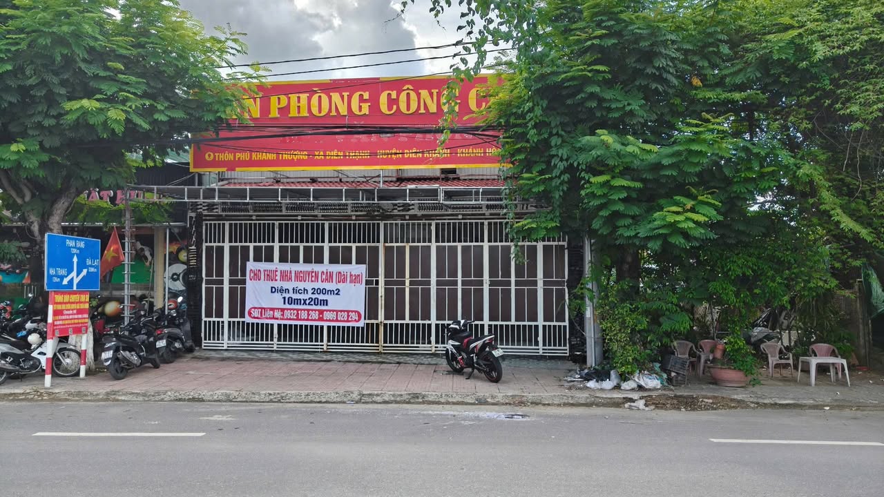 Mặt bằng kinh doanh cho thuê tại Diên Khánh, Khánh Hòa - Diện tích 200m², Thỏa thuận giá