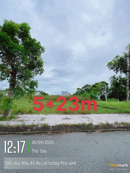 Đất nền Khu đô thị Cát Tường Phú Sinh 115m² giá 1.7 tỷ - Tiềm năng sinh lời cao!