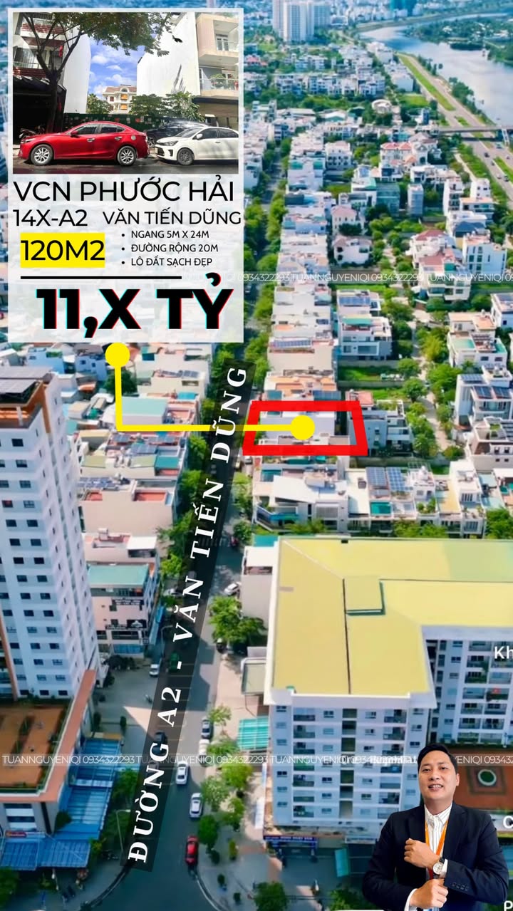 Lô đất đẹp đường Văn Tiến Dũng Nha Trang 120m² giá 11.76 tỷ - Đầu tư sinh lời bền vững!