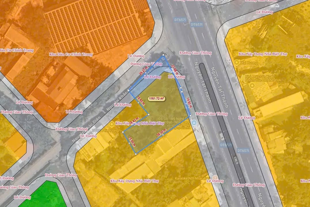 Đất nền mặt tiền đường Nguyễn Tất Thành, Nha Trang 980m² giá 25 tỷ - Đầu tư sinh lời hấp dẫn!