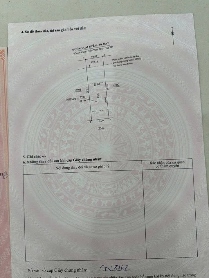 Đất nền Lai Uyên Bàu Bàng 360m² giá 1.3 tỷ - Sổ đỏ chính chủ, đầu tư sinh lời!