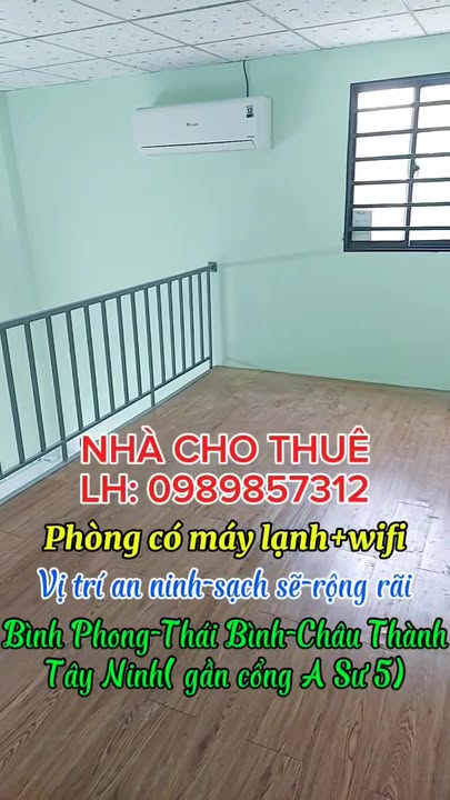 Nhà cho thuê tại Thái Bình, Châu Thành, Tây Ninh - Diện tích 20m², giá thỏa thuận, yên tĩnh và an ninh!