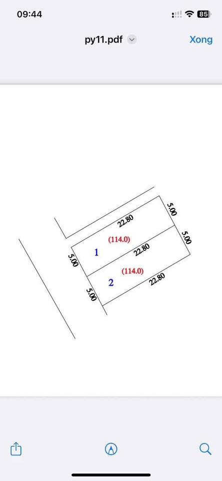 Đất nền kinh doanh Phú Yên, Phú Xuyên 114m² giá 2.622 tỷ - Đầu tư ngay hôm nay!