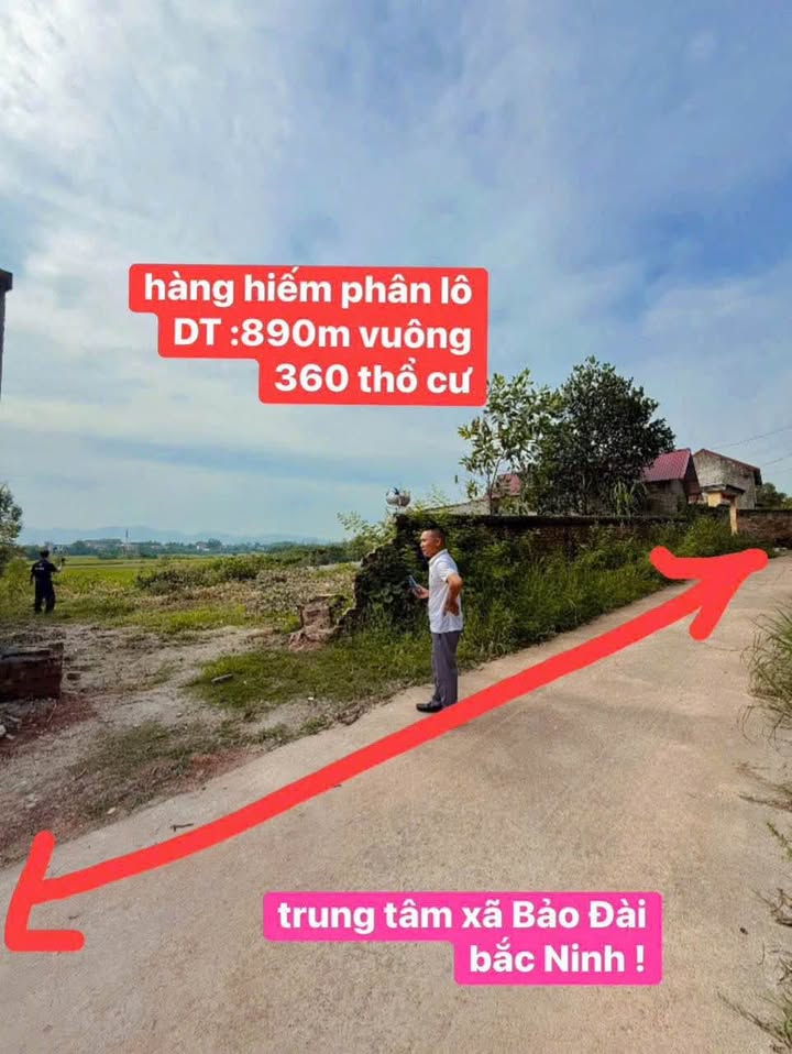 Đất nền Bảo Đài 900m² giá thỏa thuận - Đường thông các ngả