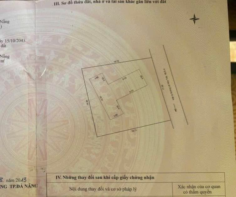 Đất mặt tiền Lê Hữu Trác, Đà Nẵng 347m² giá 27 tỷ - Cơ hội đầu tư hấp dẫn!