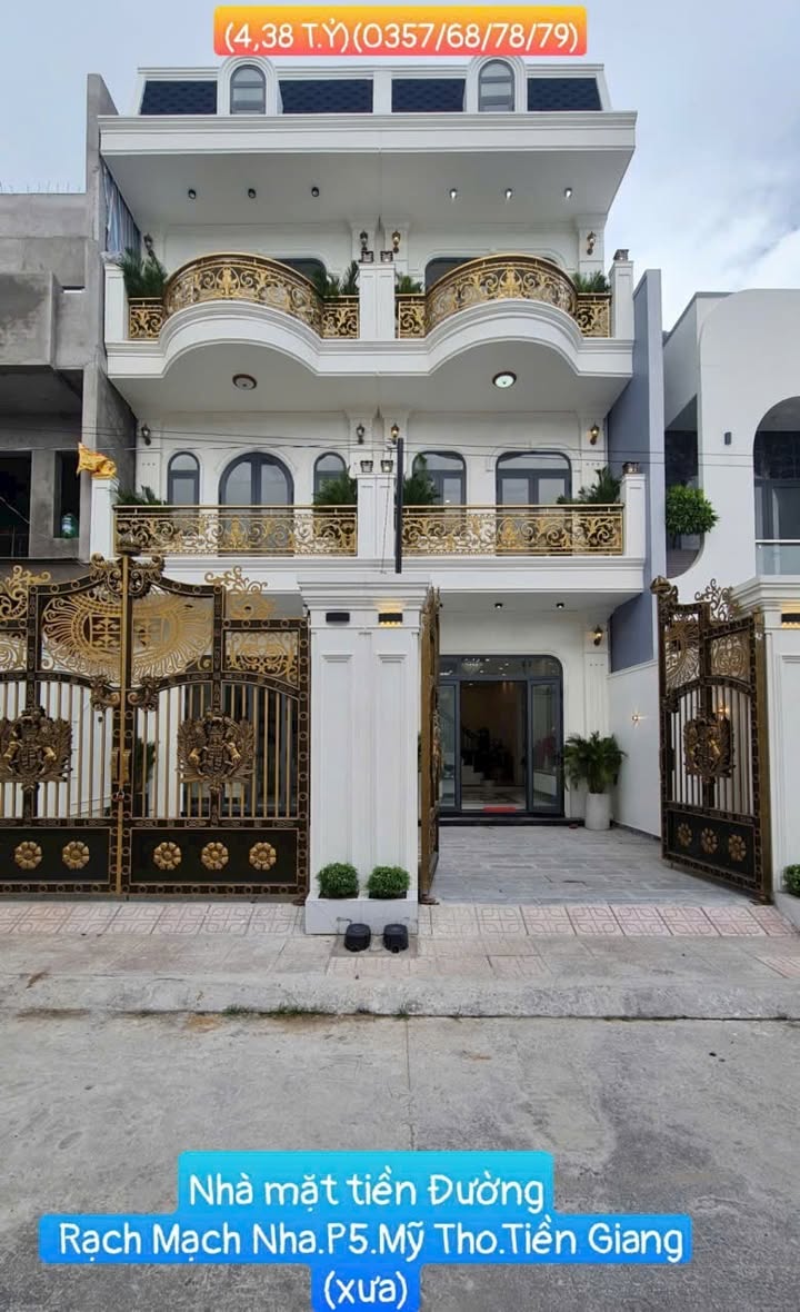 Nhà mặt tiền Rạch Mạch Nha, TP. Mỹ Tho 155m² giá 4.8 tỷ - Gần trung tâm thành phố!