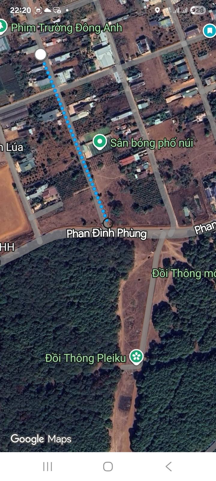 Đất chính chủ Phan Đình Phùng, Pleiku 525m² giá 2.9 tỷ - Vị trí đẹp dân cư đông đúc!