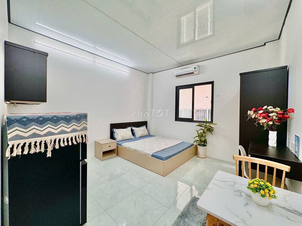 Phòng đẹp 25m² gần cầu Phú Mỹ, KCX Tân Thuận chỉ 4.3 triệu - Full nội thất sẵn sàng vào ở!