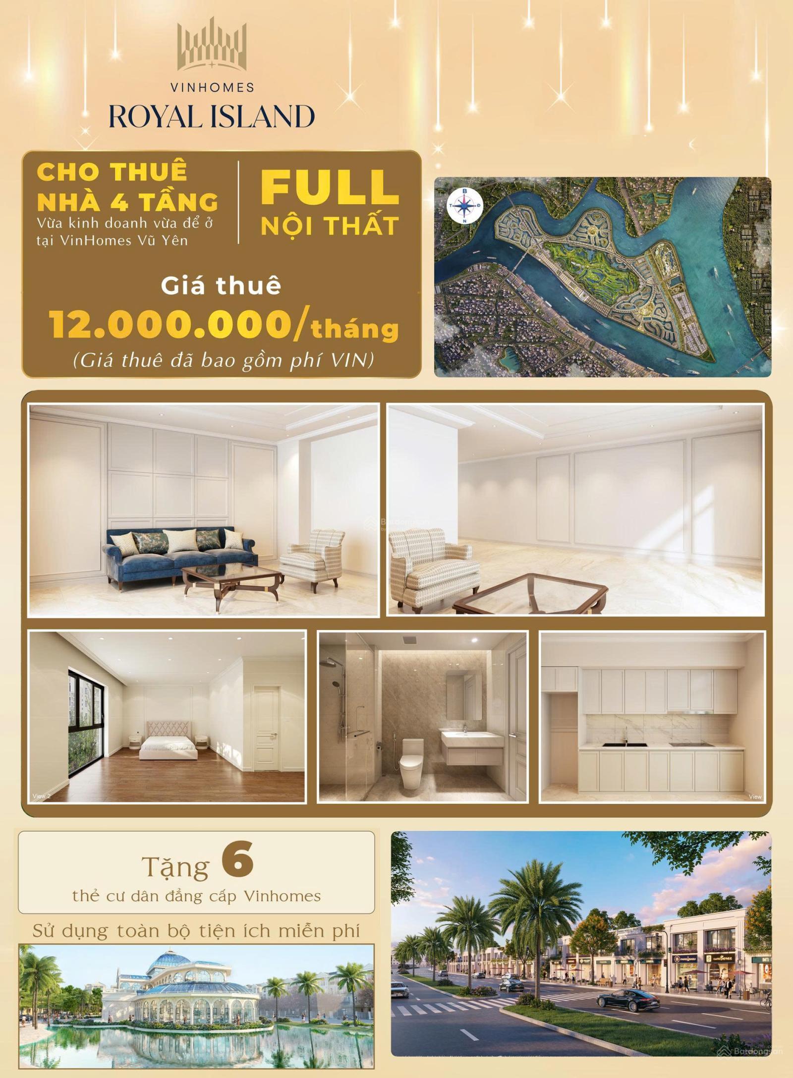 Shophouse Vinhomes Vũ Yên 125m² giá 12 triệu - Mặt tiền 2 đường thông thoáng