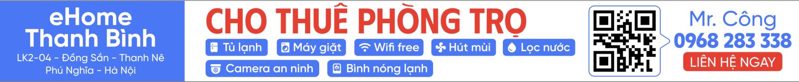 Cho thuê phòng trọ khép kín Thanh Bình, Chương Mỹ - Giá từ 2 triệu, tiện nghi cao cấp!