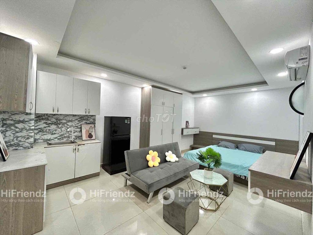 Căn hộ cho thuê đường Hồng Hà, Tân Bình 30m² - Full nội thất, ngay khu sân bay!
