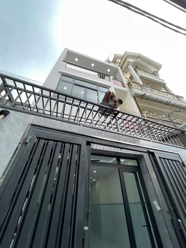 Bán nhà 4 tầng hẻm thông Phạm Thế Hiển P5-Q8 giá 6.9 tỷ - Sổ hồng riêng, hoàn công đủ!