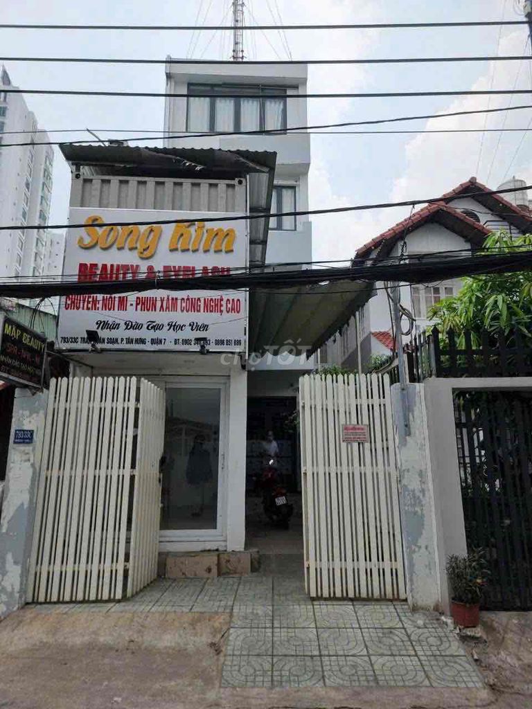 Cho thuê mặt bằng 1 trệt 1 lầu Trần Xuân Soạn, Quận 7 - Không gian kinh doanh lý tưởng