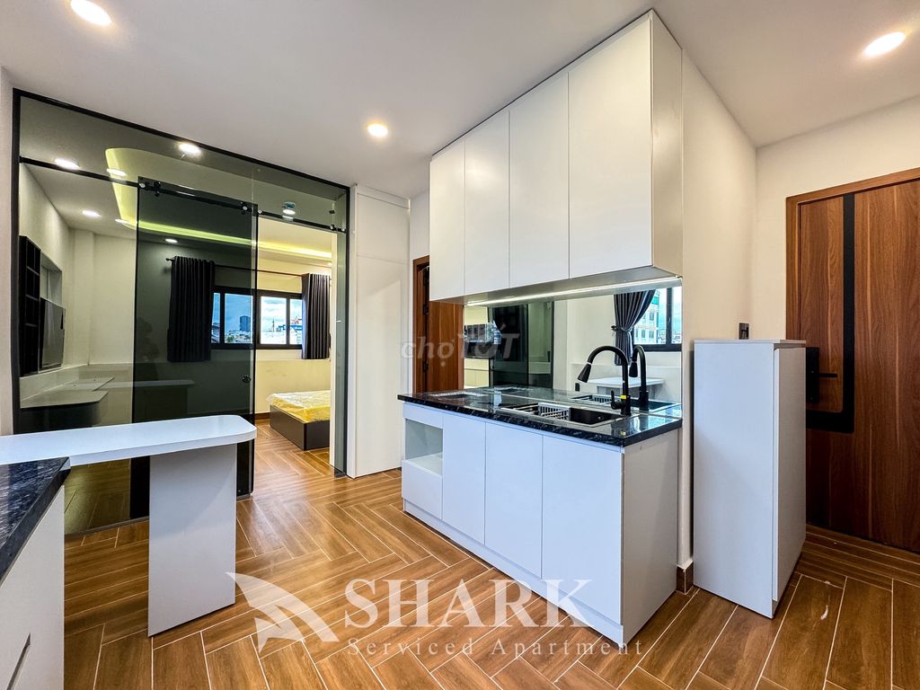 Căn hộ dịch vụ 1 phòng ngủ Lê Quang Định, Bình Thạnh 50m² giá 9.3 triệu - Thiết kế hiện đại, đầy đủ nội thất!