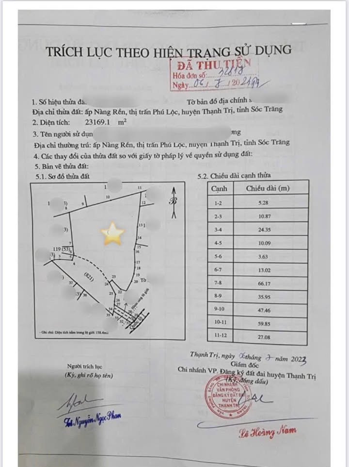 Đất mặt tiền kinh doanh Quốc lộ 1A, Nàng Rền, 23.169m² giá 11.5 tỷ - Cơ hội đầu tư hấp dẫn!