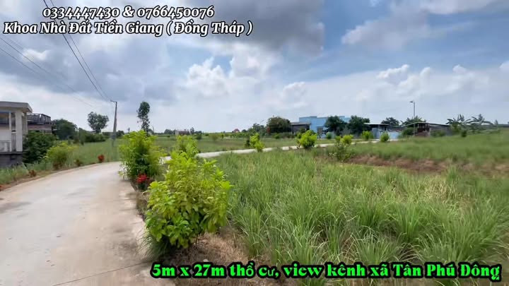 Đất thổ cư Tân Phú Đông 136m² giá 200 triệu - Cơ hội đầu tư tuyệt vời!