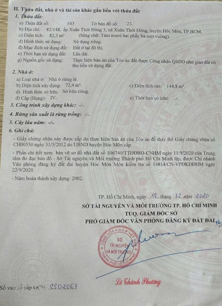 Đất nền sổ hồng riêng Xã Xuân Thới Đông 88m² giá 3.3 tỷ - Cơ hội đầu tư tuyệt vời!