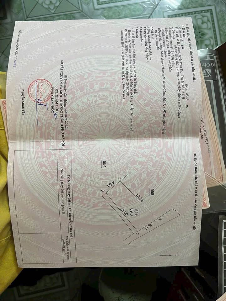 Đất lô góc 69m² Tích Giang, Phúc Thọ - Giá đầu tư chỉ 1 tỷ!