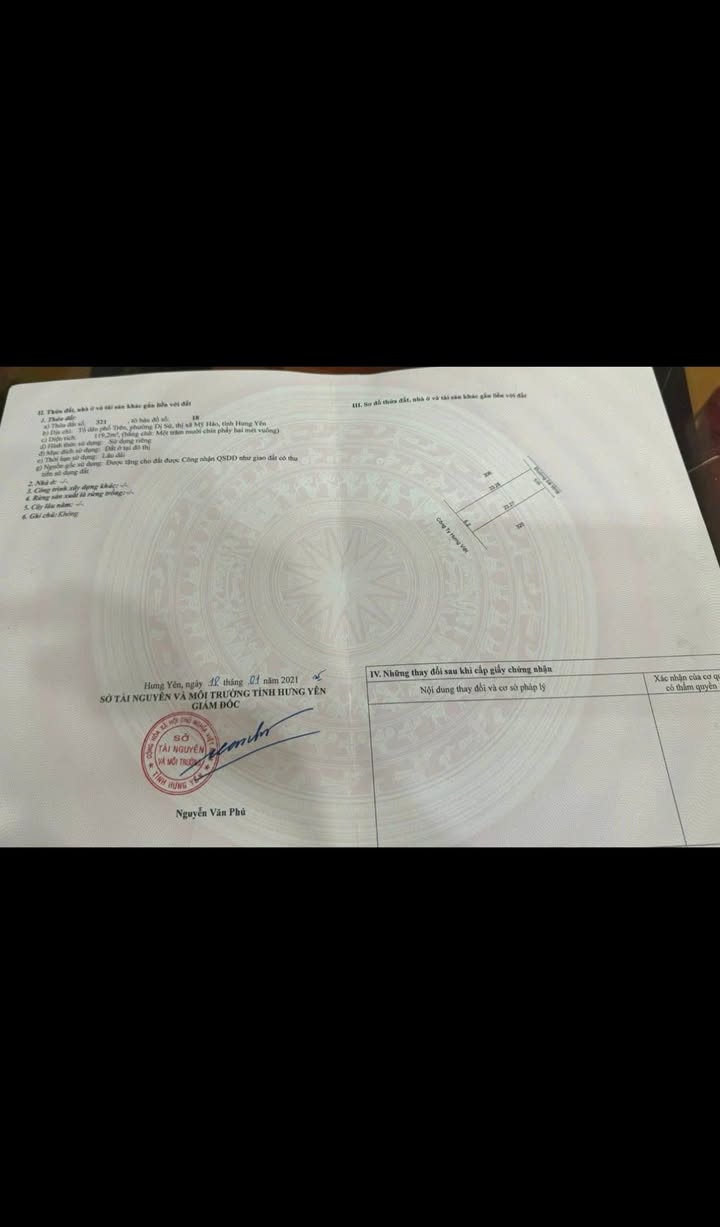 Đất nền và nhà xưởng tại Dị Sử, Mỹ Hào, Hưng Yên 119m² - Sẵn sàng đầu tư!