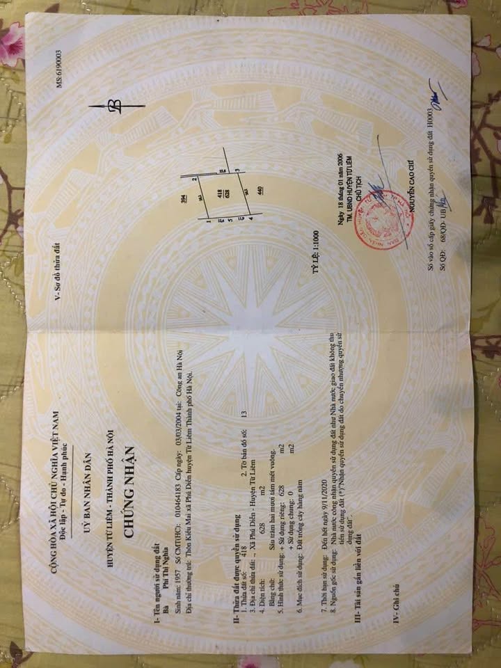 Đất trồng cây lâu năm Phú Diễn 700m² - Khu vực kinh doanh sầm uất