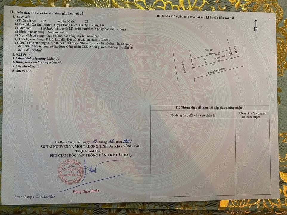 Lô đất góc 2 mặt tiền An Phước 120m² giá 1.5 tỷ - Cơ hội đầu tư tuyệt vời!