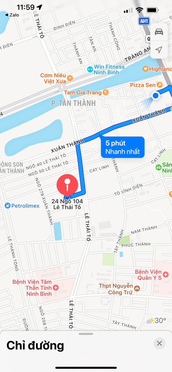 Nhà 3 tầng ngõ 104 Lê Thái Tổ 95m² giá thỏa thuận - Chính chủ cần bán gấp!