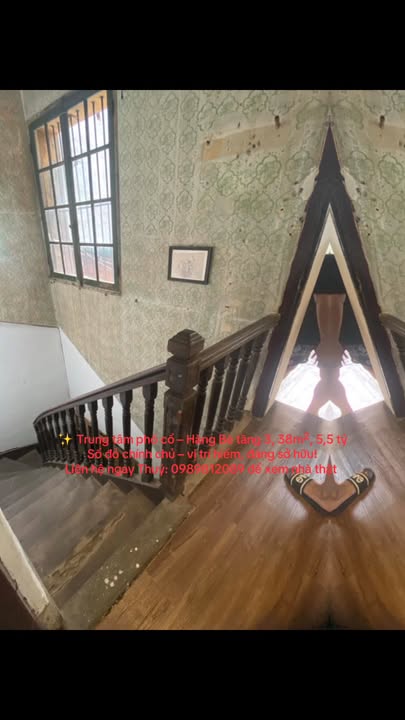 Nhà phố Hàng Bè, Hoàn Kiếm 38m² giá 5.5 tỷ - Sổ đỏ chính chủ, vị trí hiếm!