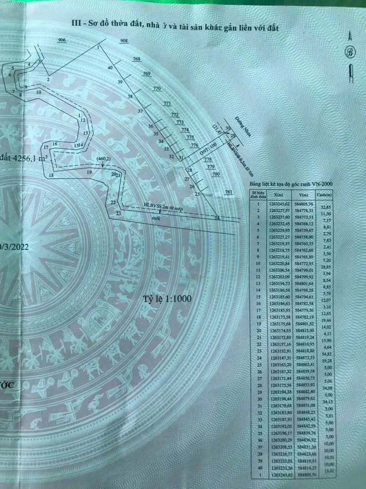 Đất thổ cư 100% tại Ấp Thạch Màng, xã Thuận Lợi, giá 1 tỷ - Cơ hội đầu tư hấp dẫn!