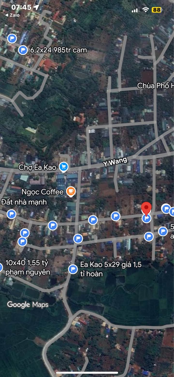 Đất hẻm xe hơi Ea Kao 85m² giá 1 tỷ - Tiện ích đầy đủ, vị trí đẹp!