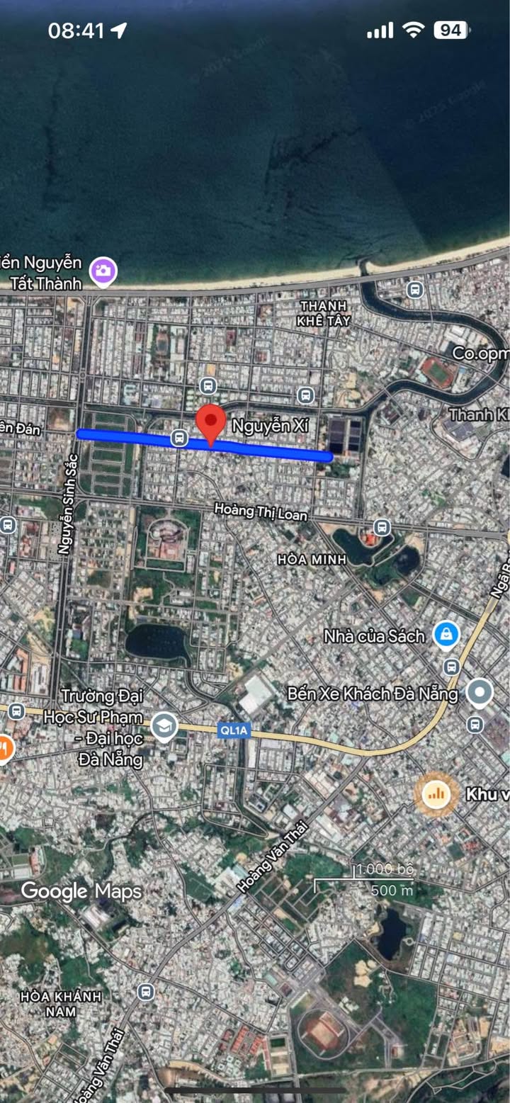 Đất mặt tiền Nguyễn Xí, Hoà Minh 125m² giá 7 tỷ - Đầu tư sinh lời ngay!