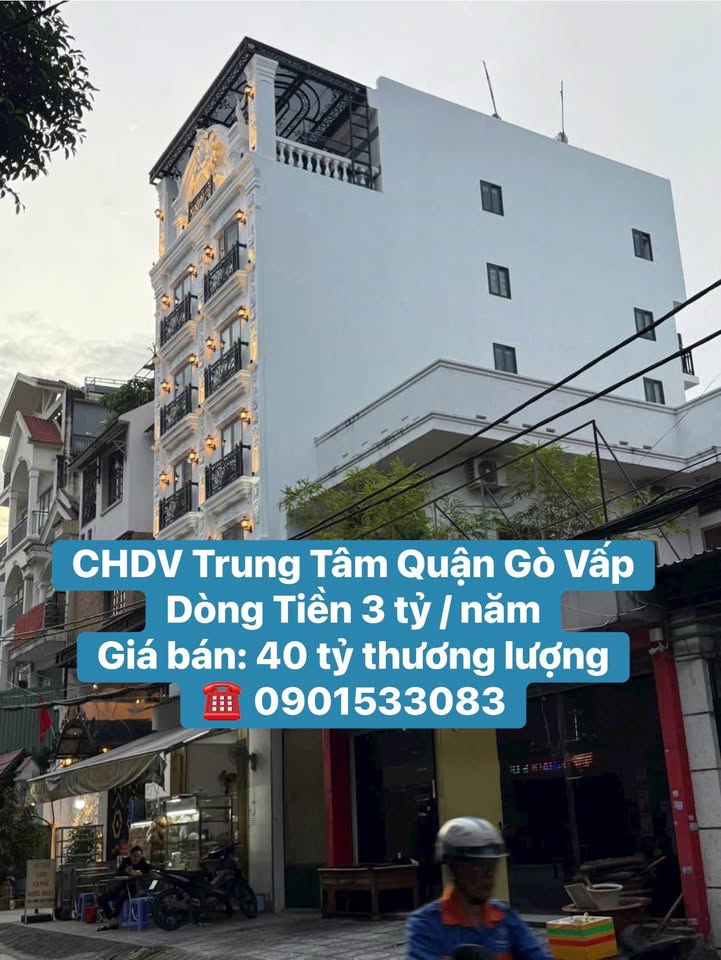 Căn hộ dịch vụ Gò Vấp 119m² giá 40 tỷ - Đầu tư sinh lời cao!