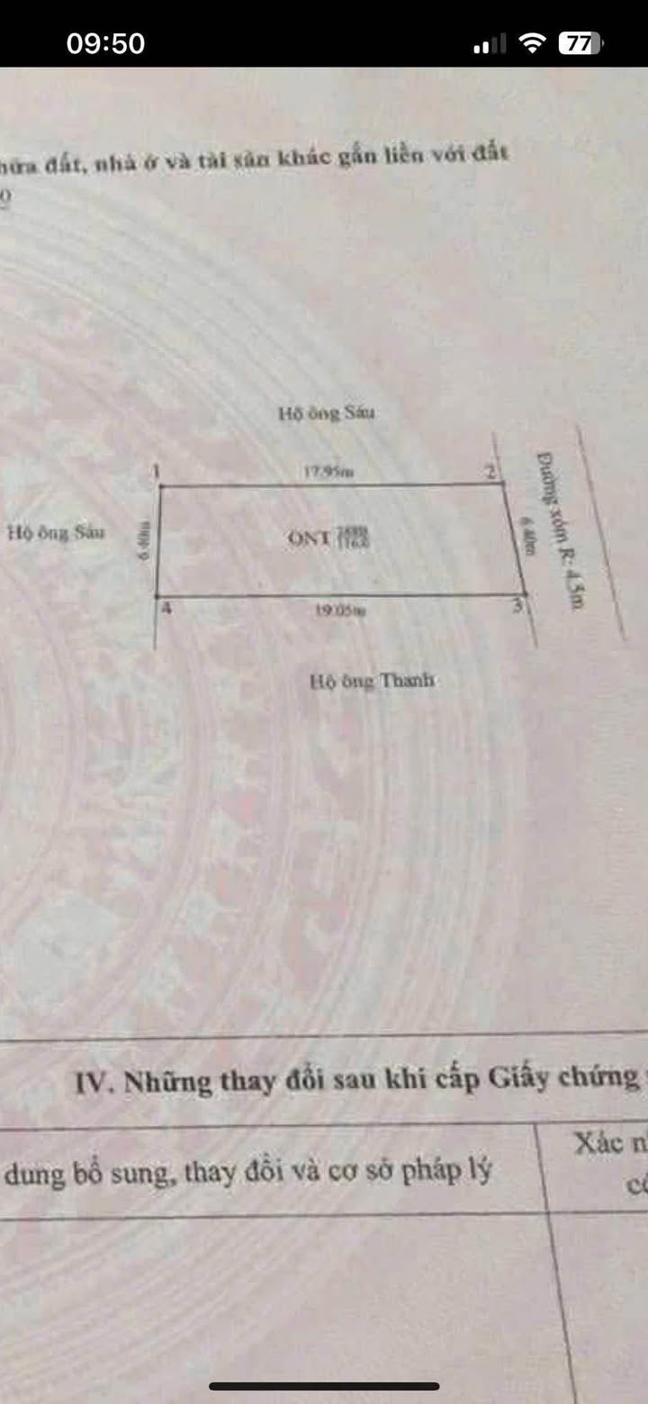 Đất nền Thủy Nguyên - 116m² giá 1 tỷ - Lô góc 2 mặt thoáng