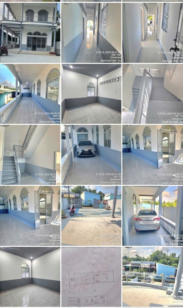 Nhà phố 1 trệt 1 lầu tại Phú Khương, Bến Tre 350m² giá 2.25 tỷ - Kiến trúc kiên cố, thương lượng ngay!