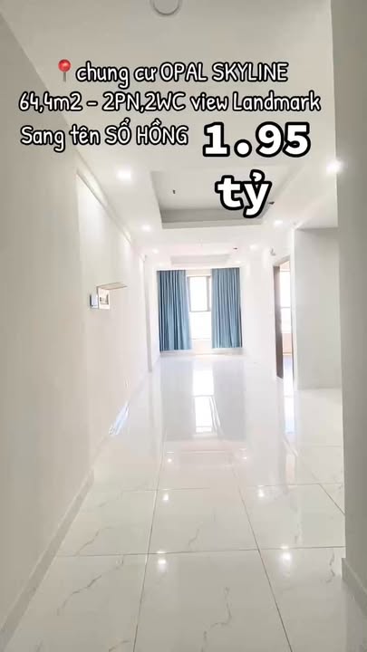 Căn hộ Opal Skyline Lái Thiêu 64,4m² giá 1,95 tỷ - View Landmark cực đẹp!