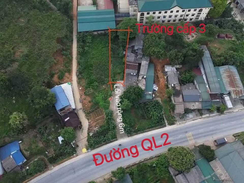 Đất thổ cư 300m² tại Quốc Lộ 2, xã Tân Quang - Giá chỉ 500 triệu, thương lượng nhẹ!