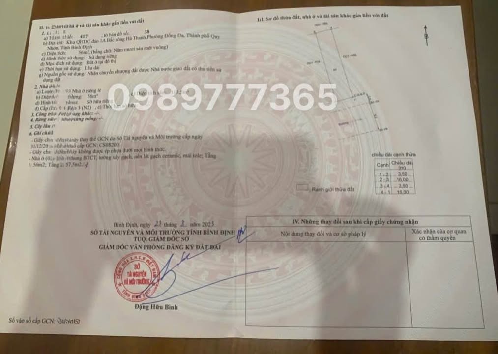 Nhà mặt tiền Hà Thanh 1, Quy Nhơn 56m² giá 3.5 tỷ - Kinh doanh sầm uất!