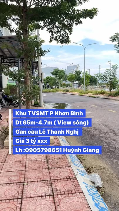 Nhà mặt tiền đường 14m, Nhơn Bình 65m² giá 3 tỷ - Tiềm năng đầu tư sinh lời!
