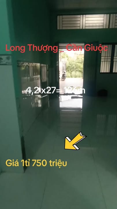 Nhà đất thổ cư Long Thượng 126m² giá 1.75 tỷ - Cơ hội đầu tư sinh lời tốt!