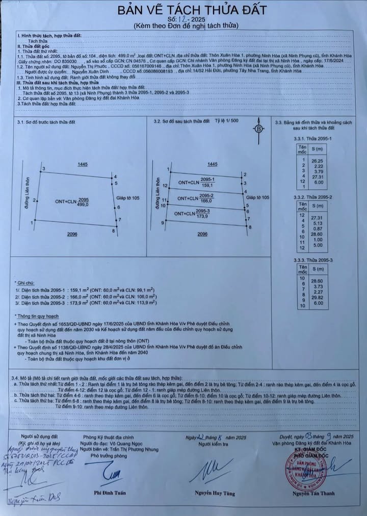 Bán đất thổ cư 499m² Ninh Phụng - Giá đầu tư chỉ 6 triệu/m²