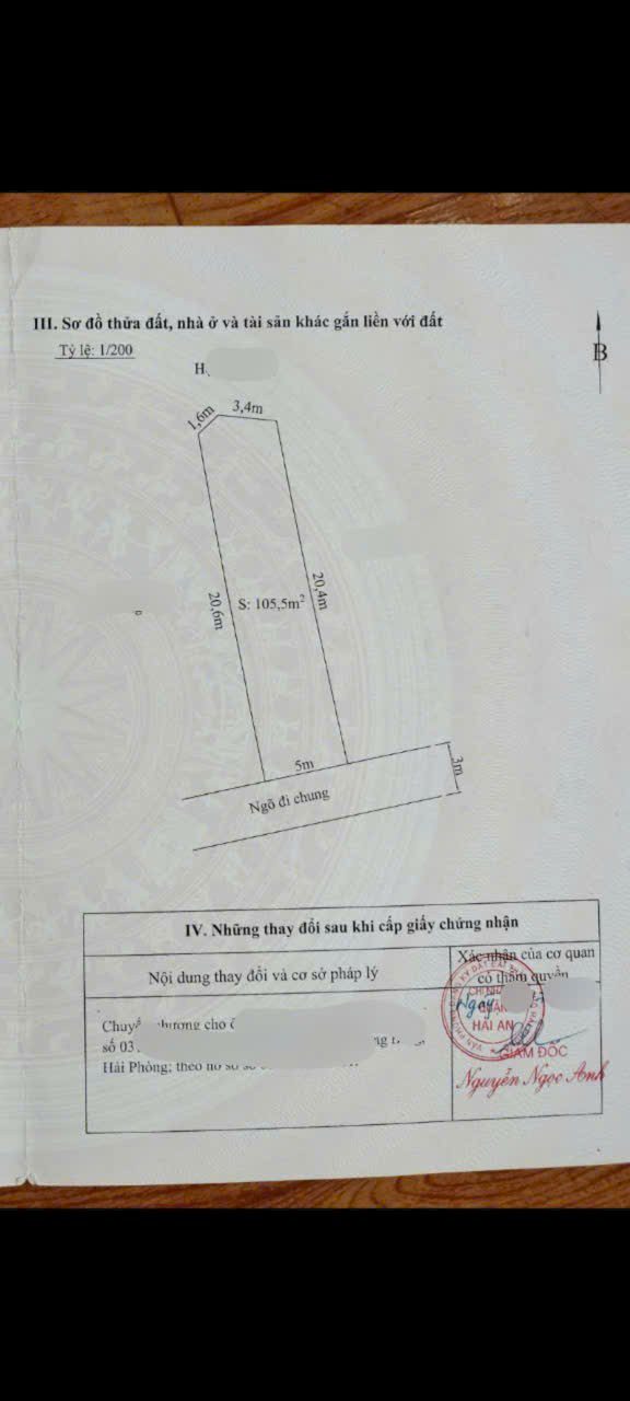 Nhà cấp 4 bán gấp đường Thượng Đoạn 1, Hải Phòng 105m² giá 3.753 tỷ - Đường rộng, ô tô vào tận nơi!