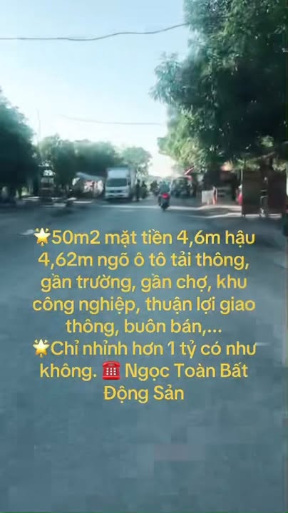Đất thổ cư Phú Xuân Thái Bình 50m² giá 1 tỷ - Nở hậu, vị trí đẹp ngay chợ!