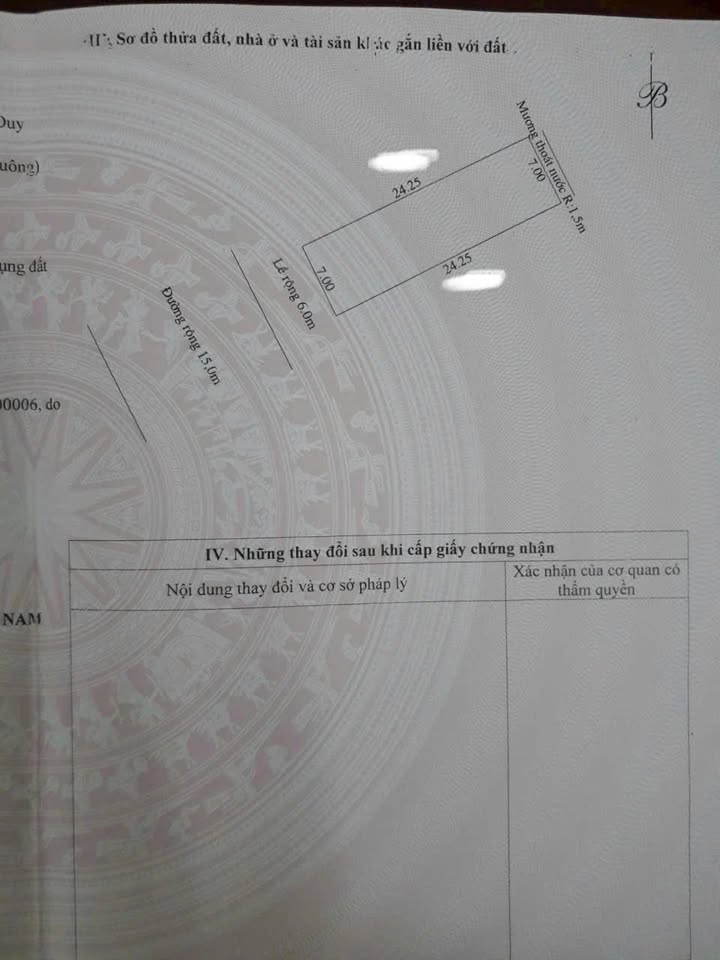 Đất nền Duy Nghĩa 168m² giá 1.1 tỷ - Sổ hồng chính chủ, khu vực sầm uất!