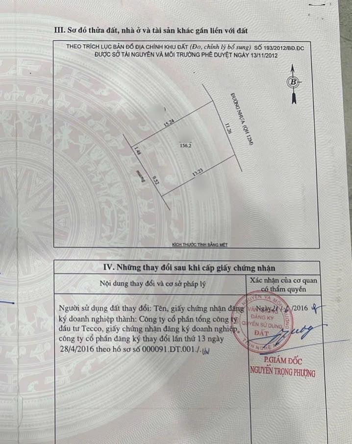 Đất nền Vinh Phú 156m² giá 11.7 tỷ - Mặt đường Dương Thúc Hạp hiếm có!