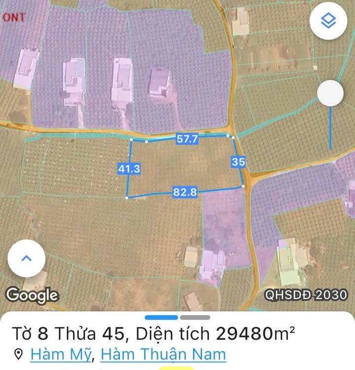 Đất thổ cư 2 mặt tiền Thôn Phú Phong, 2948m² chỉ 1.5 tỷ - Cơ hội đầu tư hấp dẫn!