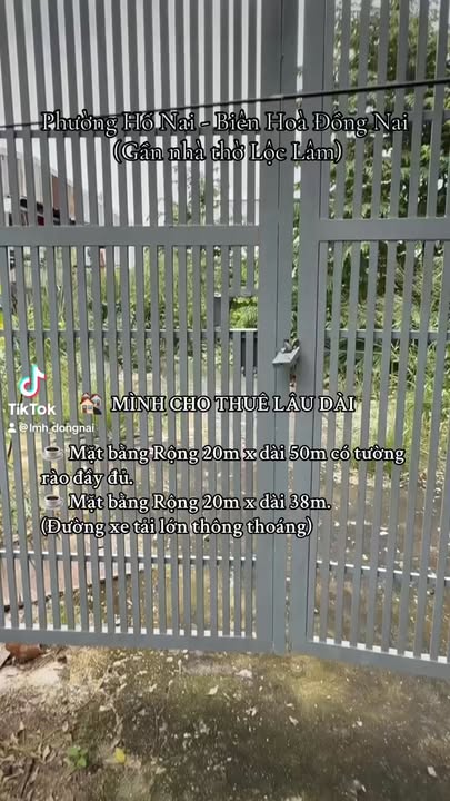 Đất cho thuê tại Phường Hố Nai, Biên Hòa 1000m² - Mặt tiền rộng, giao thông thuận lợi