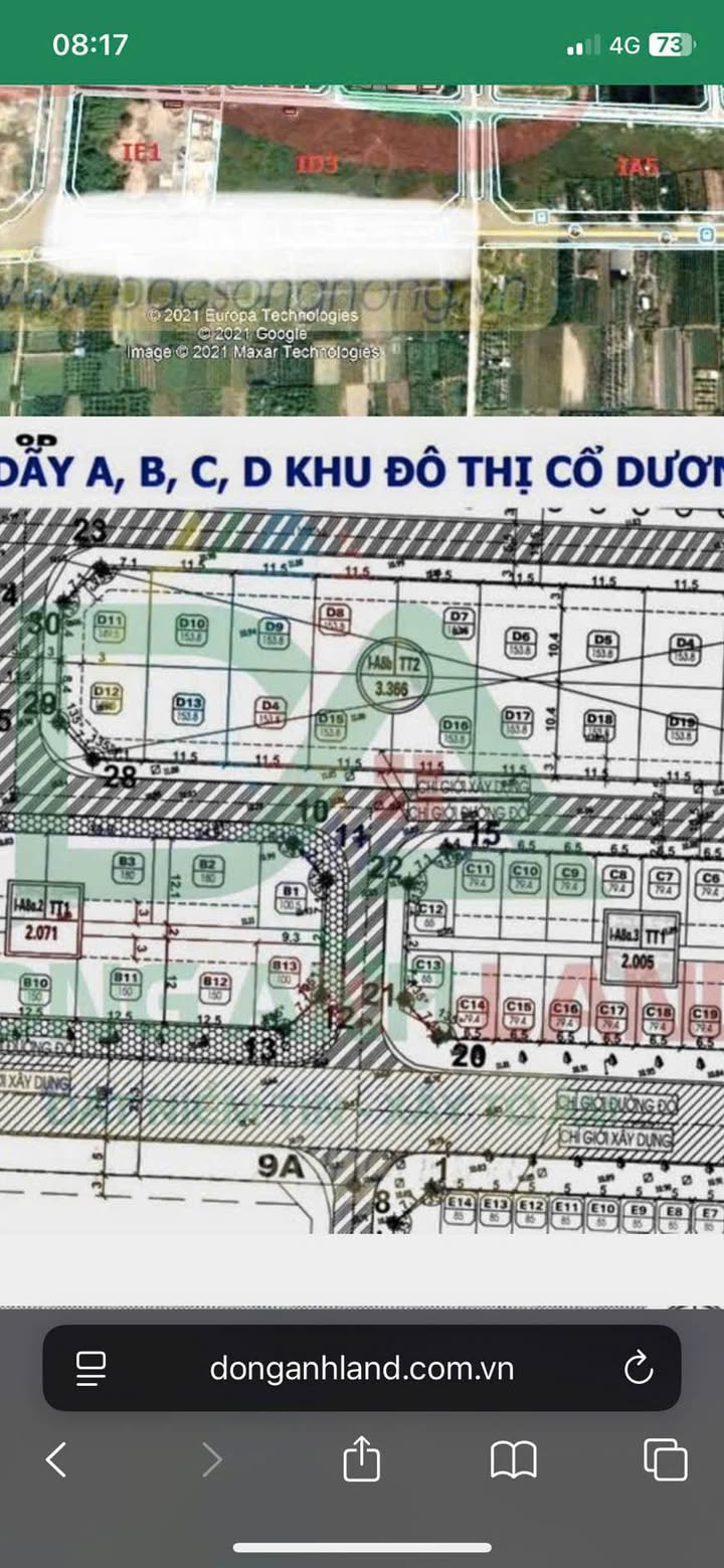 Đất khu đô thị Cổ Dương, Đông Anh 150m² - Thỏa thuận giá tốt!