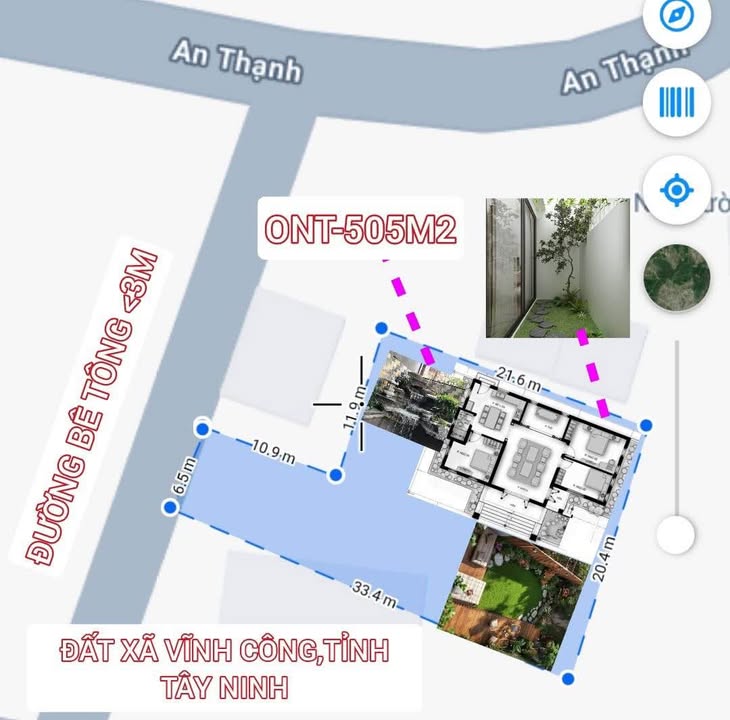 Đất thổ cư 500m² tại Ấp Hòa Phú, Châu Thành, Long An - Giá 1 tỷ thương lượng lộc!