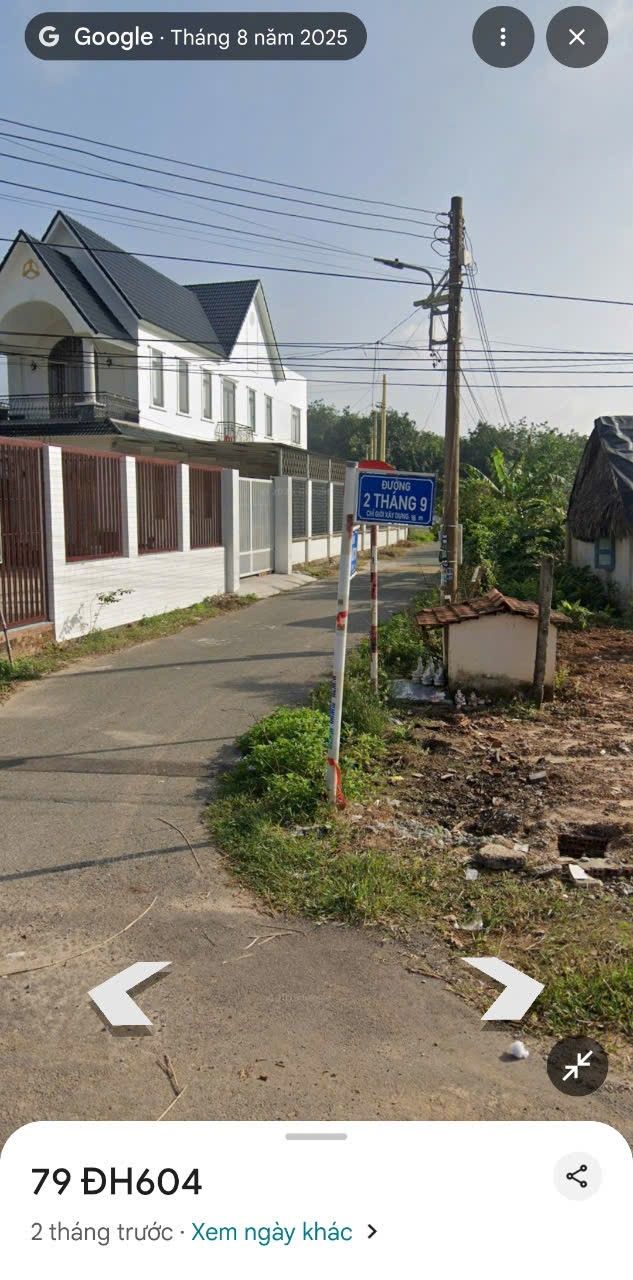 Đất nền mặt tiền đường 2 Tháng 9, Bến Cát, Bình Dương 3900m² - Phù hợp đầu tư sinh lời!